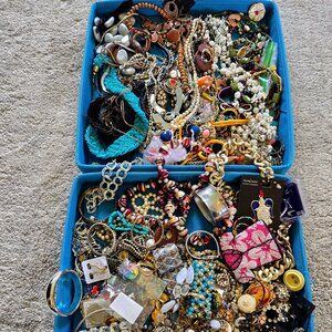 13+ Pounds of Costume and Silver Jewelry